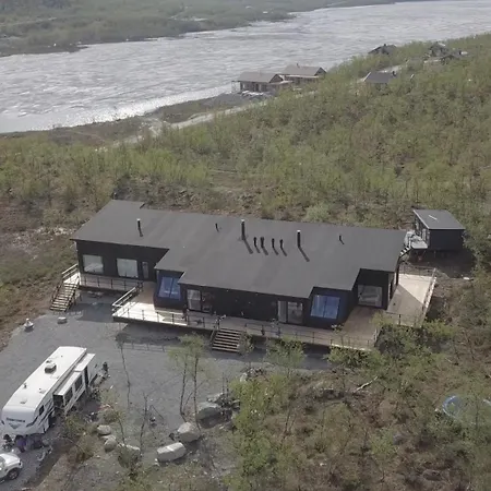 公寓 Sunrise View Lapland, Sky View Bedroom & Hot Tub *