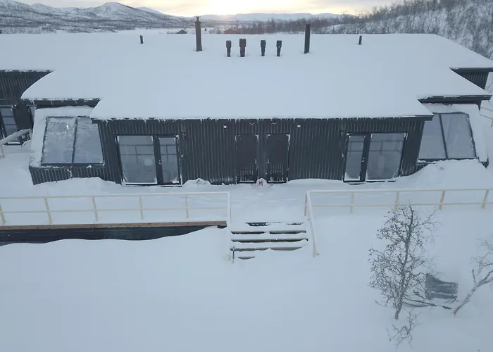 公寓 Sunrise View Lapland, Sky View Bedroom & Hot Tub *